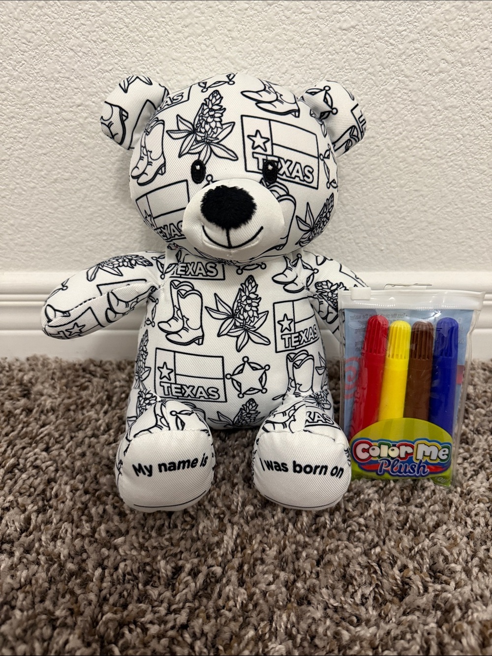 Color me Texas plush